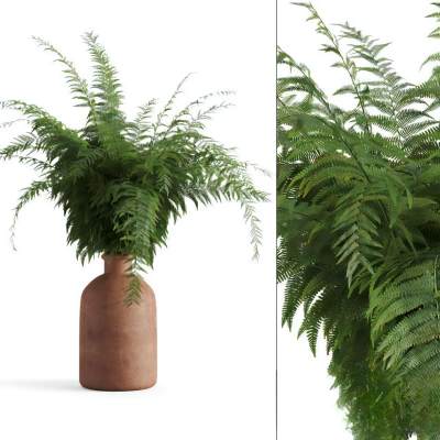 现代花卉 植物 装饰摆件